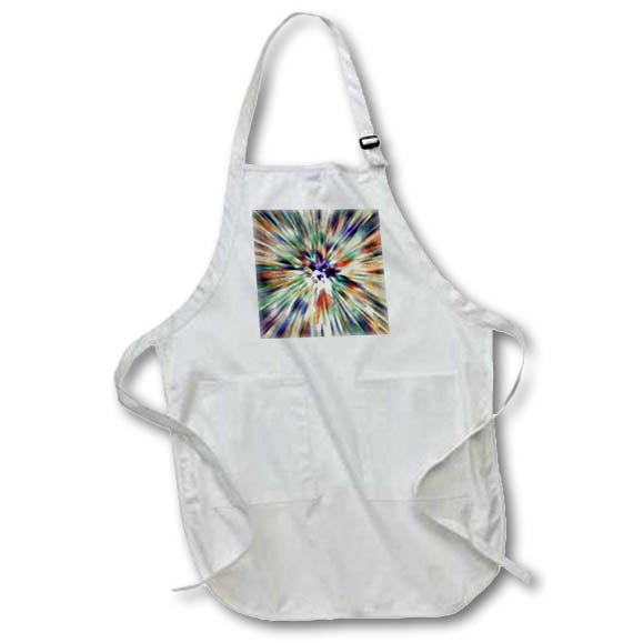 Apron - Textured earth tones starburst retro tie dye graphic design with style! Designs - Graphic Design