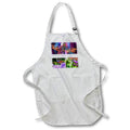 Apron - May You Touch Dragonflies And Stars Collage Good Luck Greeting Photo Collage - Good Luck Blessing