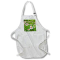Apron - Fun Artistic Bright and Colorful White Garden Daisies Acrylic Painting - Daisies