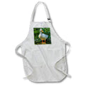 Apron - Large White Duck Standing On A Rock Photograph Photography - Duck