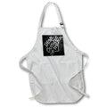 Apron - Think Outside Of The Box Chalk Board Handwritten Grafitti Text Typography - Motivational Quote