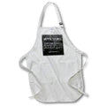 Apron - Dont Be The Same Be Better Chalk Board Handwritten Grafitti Text Typography - Motivational Quote