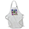 Apron - Thank You Greeting Pink and Purple Anemone Photo Collage Photo Collage - Thank You