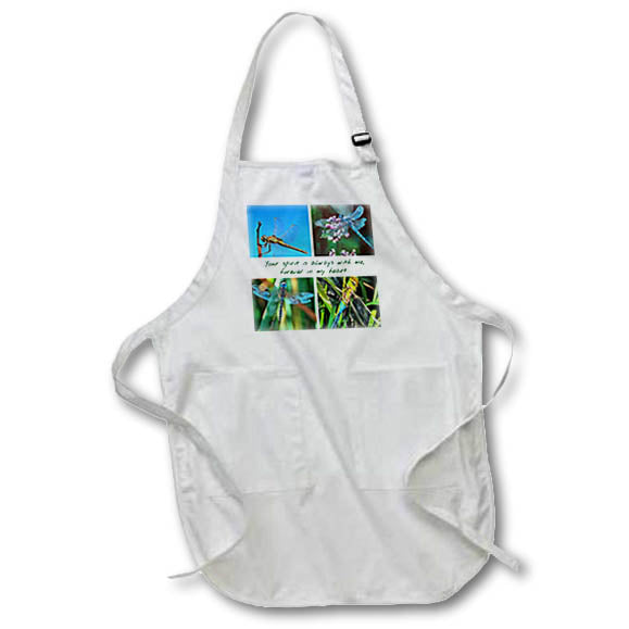 Apron - You Truly Are A Shining Light In Some Of Our Darkest Days Dragonflies Artistic Collage - Thank and Appreciation
