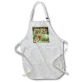 Apron - Death Leaves A Heartache Poppy Sympathy Card Artistic Collage - Sympathy