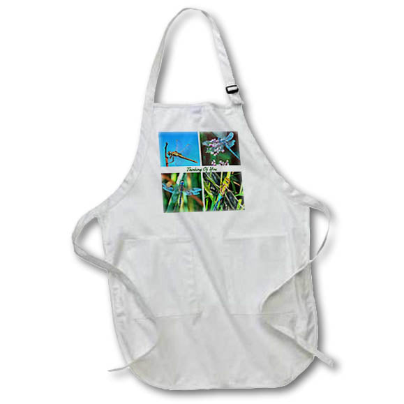 Apron - Thinking Of You Artistic Dragonfly Collage Artistic Collage - Thinking Of You
