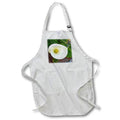 Apron - Overhead Shot Of A Heart Shaped Cream Calla Lily Photography - Calla Lily