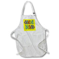 Apron - Tribal Kokopelli The Humpbacked Flute Players Acrylic Painting - Native Art