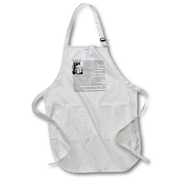 Apron - The Good Wifes Guide Magazine Article Fun Spoof Typography - The Good Wife