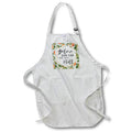 Apron - Believe You Can And You Will Mint Orange Blossom Designs Text Art