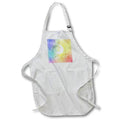 Apron - Moon and Stars Rainbow Watercolor Designs Prints and Patterns