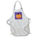 Apron - Happy Halloween Pumpkin Purple and Green Designs Halloween