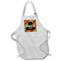 Apron - Happy Thanksgiving Pilgrim Hat Fall Leaves Designs Thanksgiving