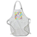 Apron - Happy Easter Pastel Bunny Tail Designs Easter