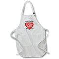 Apron - Image of Words All I Want For Christmas Is Your Heart with Red Heart – Christmas