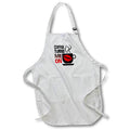 Apron - Image of Words Coffee Turns Me On with Black Coffee Cup – Coffee