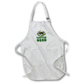 Apron - Image of Words Coffee Nerd with Green Cup And Glasses – Coffee