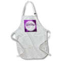 Apron - Image of Word Moonshine on Purple Moon Background – Soul Food