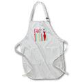 Apron - Image of Word Charisma with Striped Background – Charisma