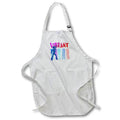 Apron - Image of Word Vibrant with Striped Background Woman Dancer – Charisma