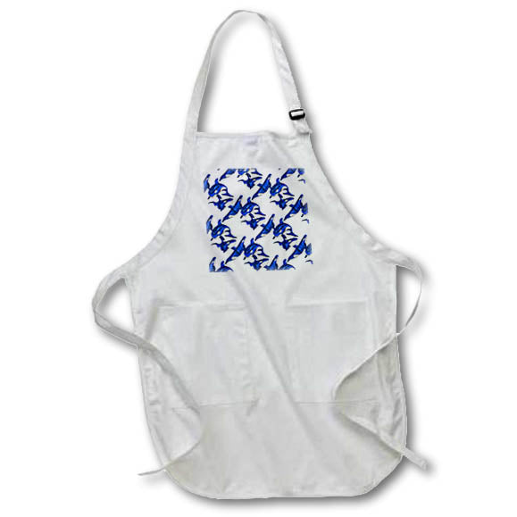 Apron - A pattern of orca whales for anyone who loves killer whales. Creative Studios – Tribal Ocean Animals