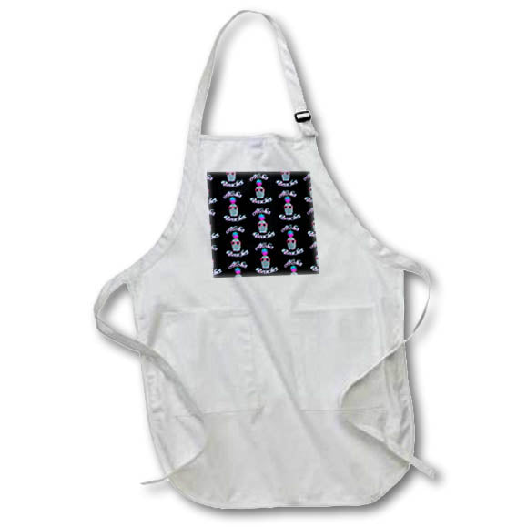 Apron - A funny pineapple with sunglesses, Aloha Beaches pattern. Creative Studios –Hawaii Islands Aloha
