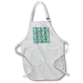 Apron - A island pineapple pattern, Aloha Beaches, on a pattern of flamingos. Creative Studios –Hawaii Islands Aloha