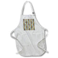 Apron - A funny Hawaiian tiki pattern, Aloha Beaches, with flamingos. Creative Studios –Hawaii Islands Aloha