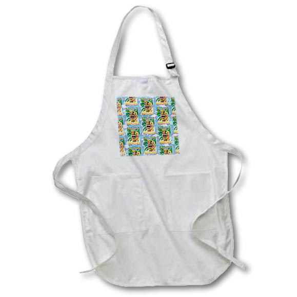 Apron - A Hawaii tiki Aloha Beaches tropical beach design island pattern. Creative Studios –Hawaii Islands Aloha