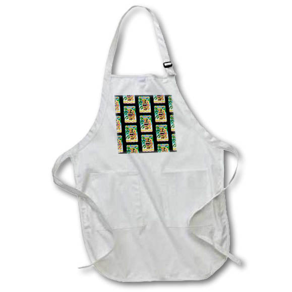 Apron - A cute funny Hawaiian tiki Aloha Beaches funny beach pattern Creative Studios –Hawaii Islands Aloha