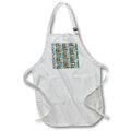 Apron - A funny beach pattern of tiki statue Aloha Beaches on flamingos. Creative Studios –Hawaii Islands Aloha