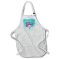 Apron - Colorful Happy Birthday Cake with Candles, Confetti, and Balloons Birthday Design