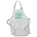 Apron - Happy 21st Birthday, Cupcake with Candle, Balloons, Hat, Colorful Birthday Design