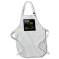 Apron - Image of French Couple Kiss With Fireworks And French New Year Text lens Art by Florene - Happy New Year