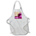 Apron - A macro photograph of a purple daylily. Stamp City - flower macro