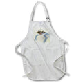 Apron - Macro of a Southern Toad floating at the edge of a pond. Stamp City - animal macro