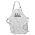 Apron - Funny Pickleball Players Trex Dinosaur, Llama and Pickle Playing Sports and Hobbies
