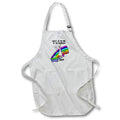 Apron - Funny Cute Cynical Unicorn Swamp is at the end of the Rainbow Gator Funny