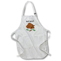 Apron - Funny Cute Hungover Sleeping Puppy Dog Ruff Night Pun beer drinking Funny