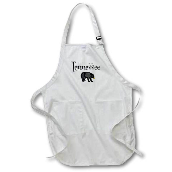 Apron - Cool Fun Tennessee and Black bear travel for bear lovers hikers Travel
