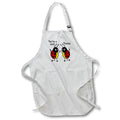 Apron - Funny Cute Ladybug tells other Bug Youre a pest insulting satire Funny