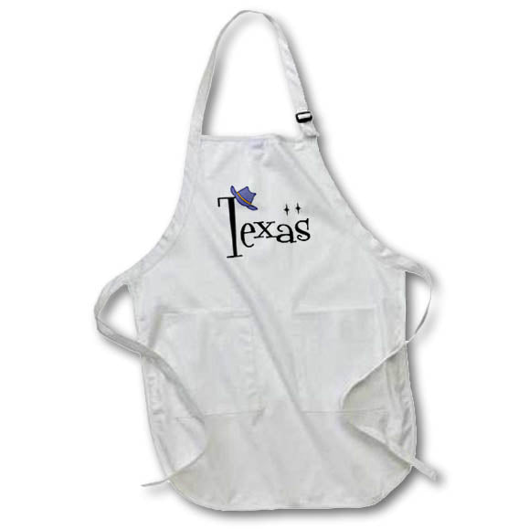 Apron - Cool Fun Texas and Cowboy Hat travel for cow lovers and cowboys Funny