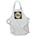 Apron - Funny Cute Flying Mallard Duck Silhouette and Moon Nature Cartoon Funny