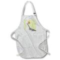 Apron - As Happy As A Duck In A Desert Isolated On Sand Color Background Vector Art - Duck