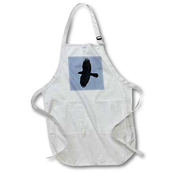 Apron - Jackdaw In Flight Photograph Photography - Jackdaw