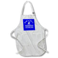 Apron - Trust Me Im A Morris Dancer White Motif and Text Vector Art - Morris Folk Dance