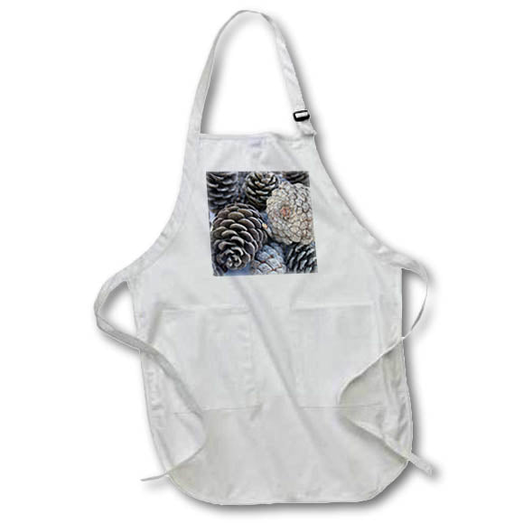 Apron - Mediterranean Pine Pinecones Photograph Photography - Pinecones