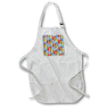 Apron - A Hawaiian surfing pattern with retro surfboards and flamingos. Creative Studios – Surfing Surfboards