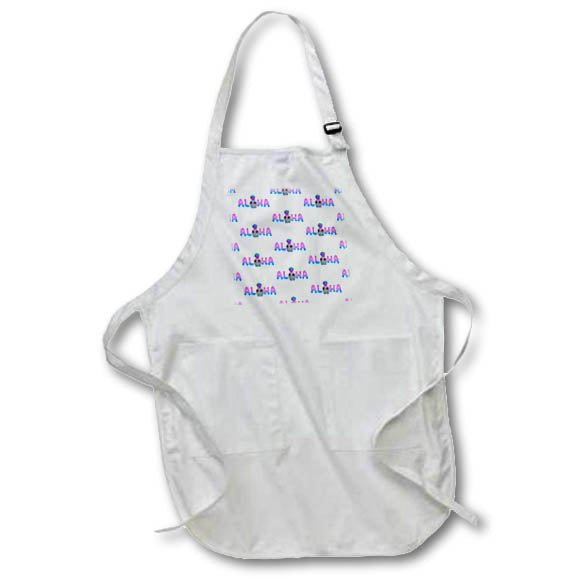 Apron - Aloha with colorful sunglasses wearing pineapple pattern. Creative Studios – Hawaii Islands Aloha