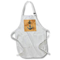 Apron - A classic ship anchor on a vintage sailing chart of the Florida Keys. Creative Studios – Nautical Sailing